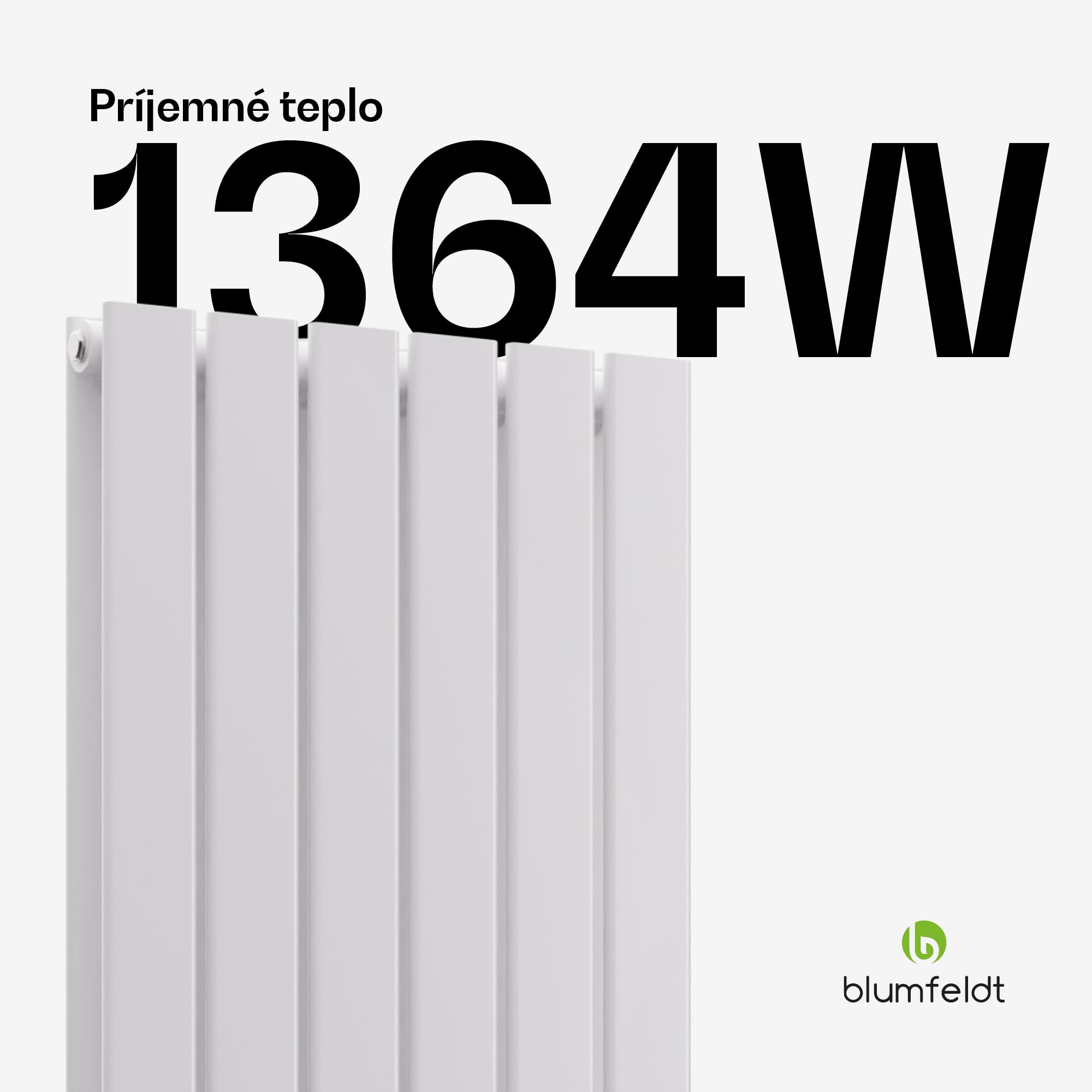 Blumfeldt Ontario radiátor 180x45 Výkon 1364 W – Obrázok 2