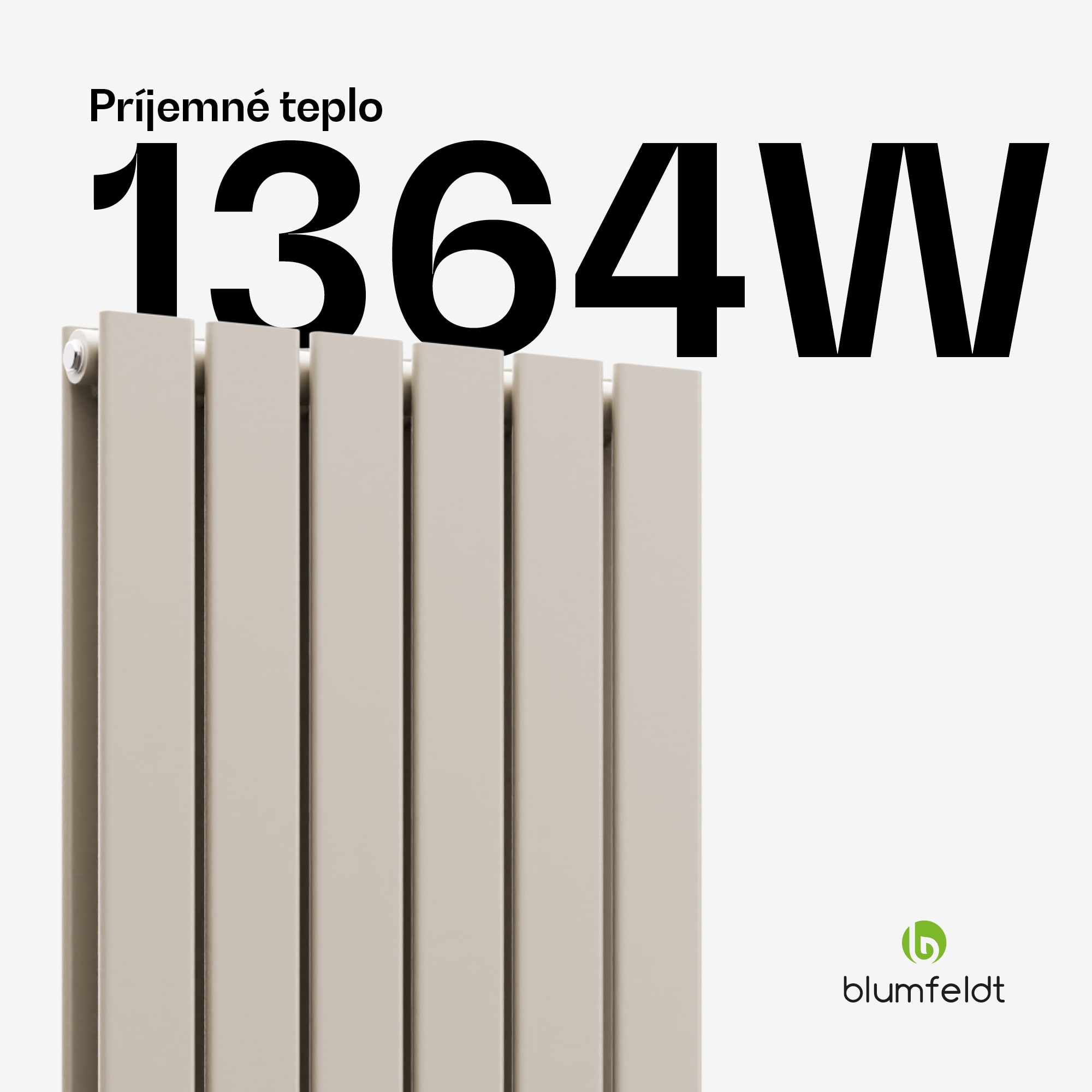 Blumfeldt Ontario radiátor 180x45 Výkon 1364 W – Obrázok 2