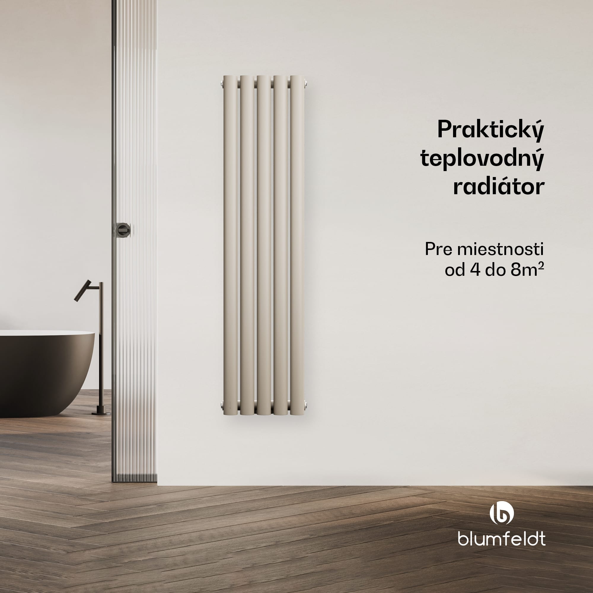 Blumfeldt Tallheo radiátor 120x30 420W – Obrázok 3