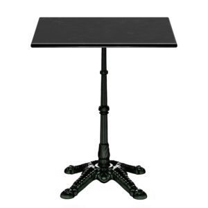 Blumfeldt Patras, bistro stôl, mramorová stolová doska, 60 x 60 cm, podstavec z liatiny