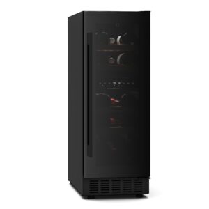 Klarstein Velaire podpultová chladnička na víno, moderná, elegantná, UV ochrana, Dvojzónová, 17 fliaš