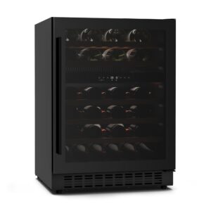 Klarstein Velaire podpultová chladnička na víno, moderná, elegantná, UV ochrana, Dvojzónová, 46 fliaš