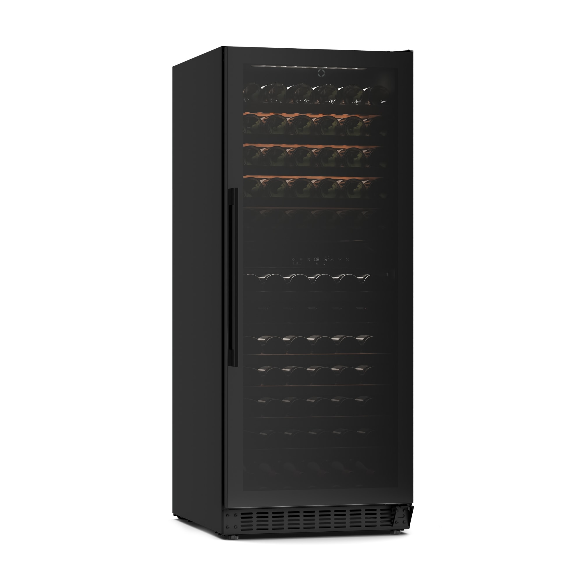 Klarstein Velaire podpultová chladnička na víno, moderná, elegantná, UV ochrana, Dvojzónová, 122 fliaš