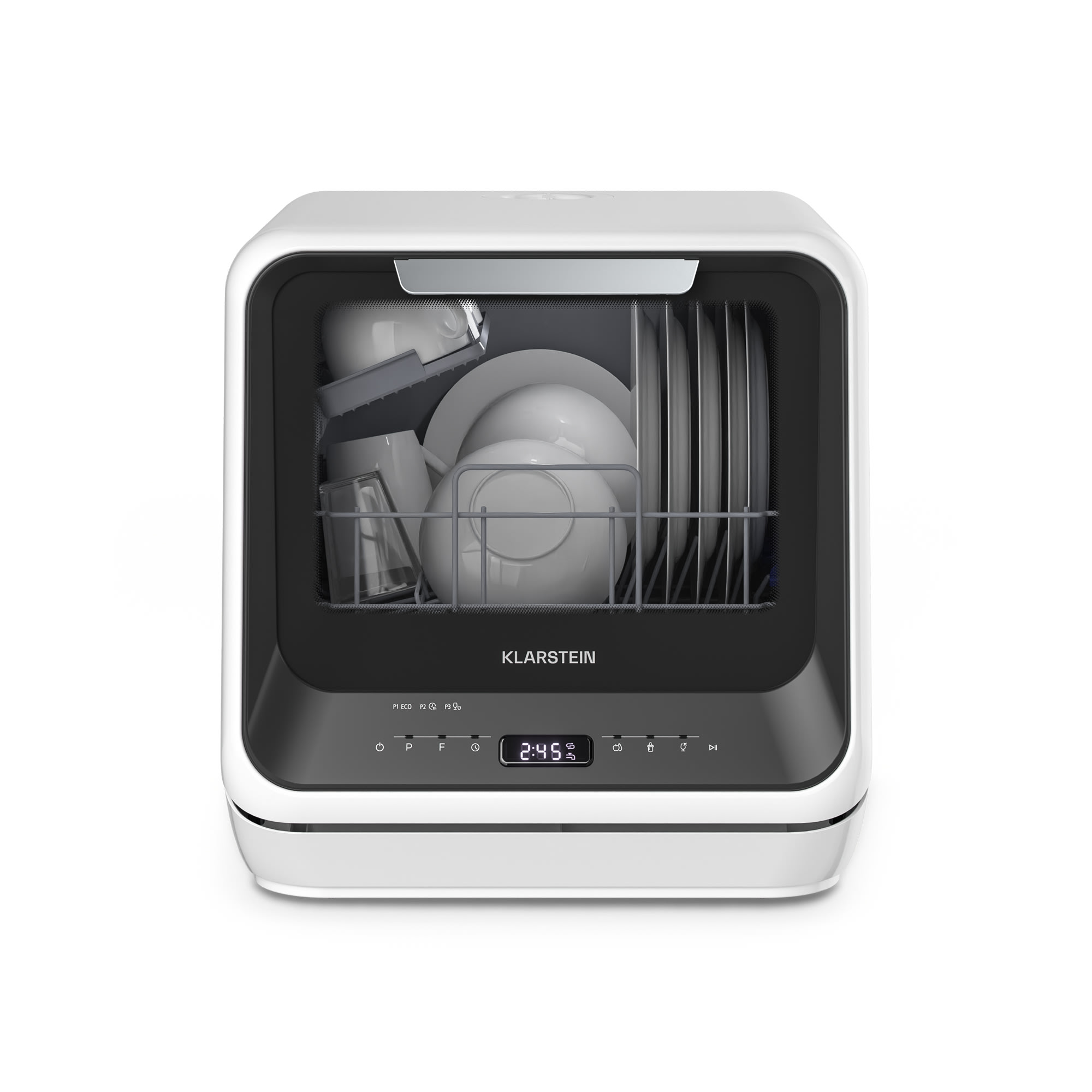 Klarstein Amazonia, Mini umývačka riadu, Kompaktná, 7 programov, Prenosná