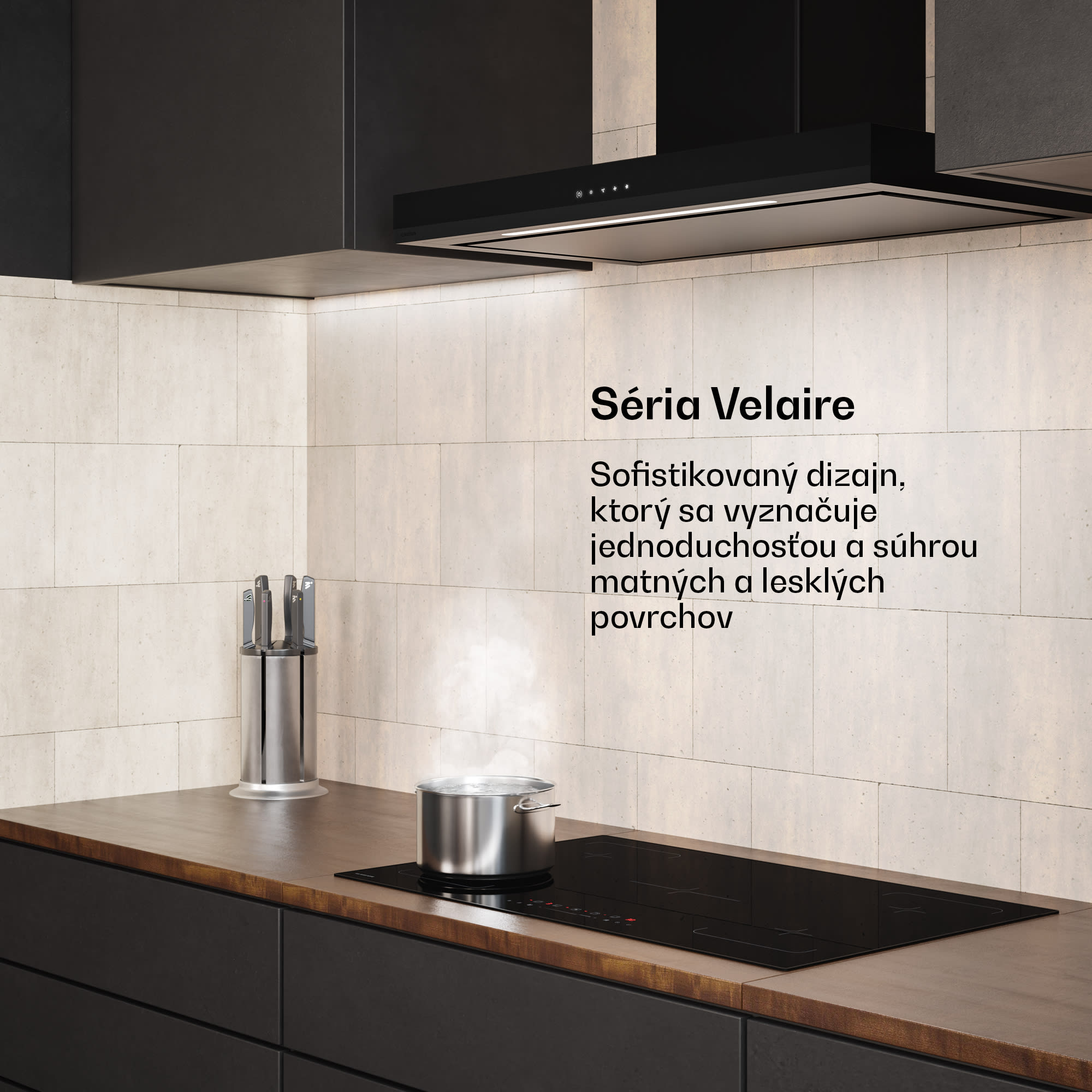 Klarstein Velaire digestor, Elegantný, minimalistický, výkonný, Energetická trieda A++, 595 m³/h, 90 cm – Obrázok 2