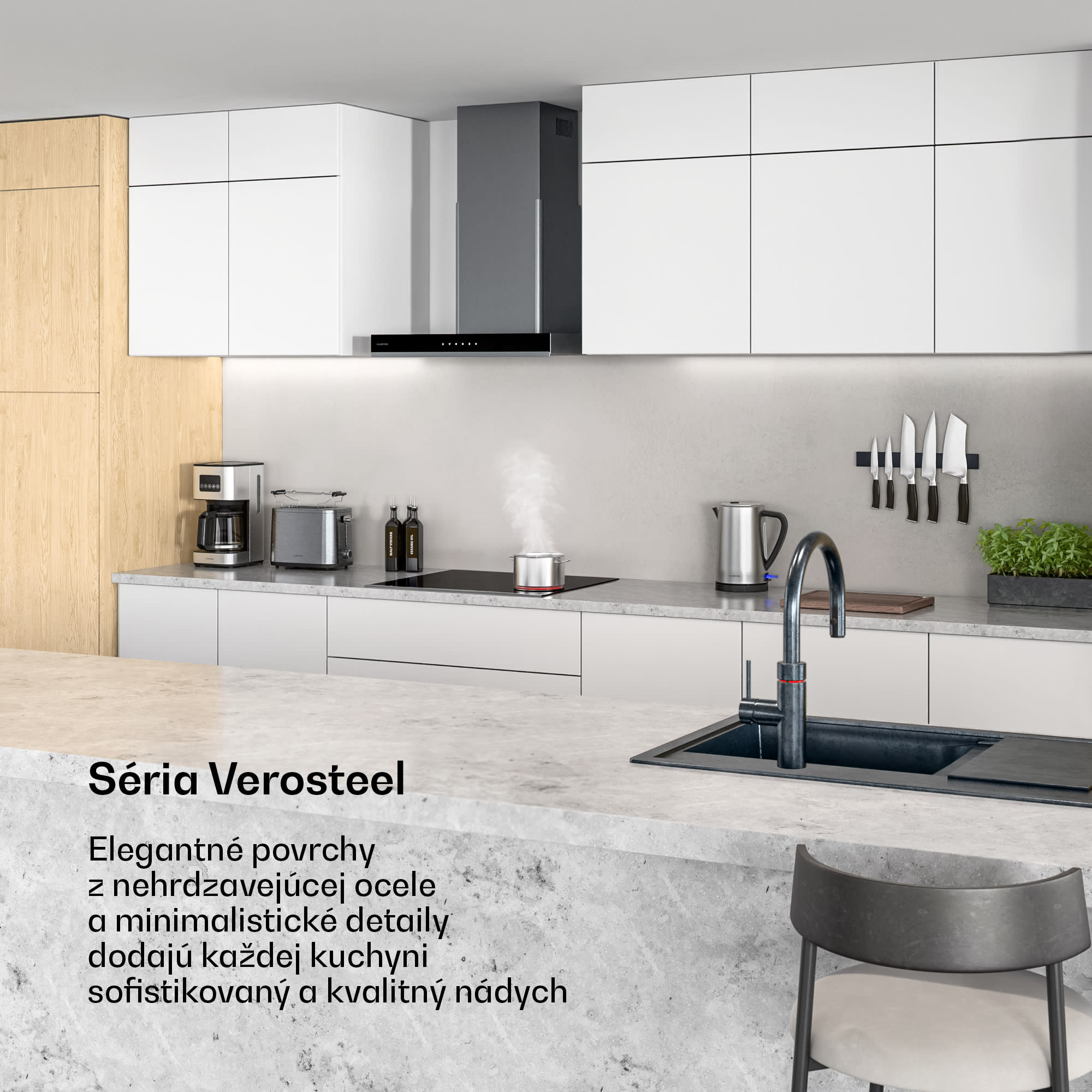 Klarstein Verosteel sklokeramická varná doska | 4 zóny | Minimalistická, Výkonná | 6600 W | 60 cm – Obrázok 2