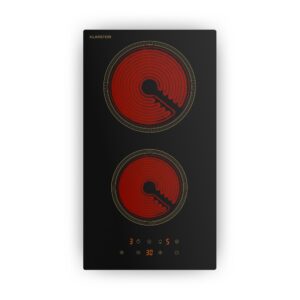 Klarstein Victoria sklokeramická varná doska, 2 zóny, elegantná, nadčasová, 3000 W, 30 cm