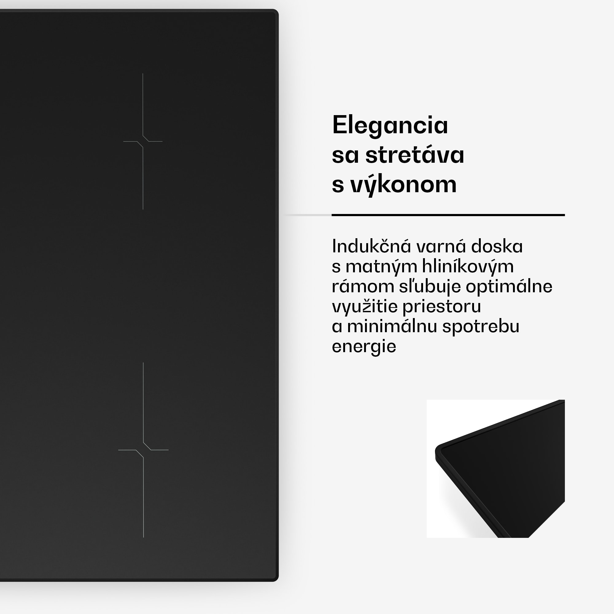 Klarstein Velaire indukčná varná doska, elegantná, minimalistická, výkonná, 4 varné zóny, 7000 W, 60 cm – Obrázok 4