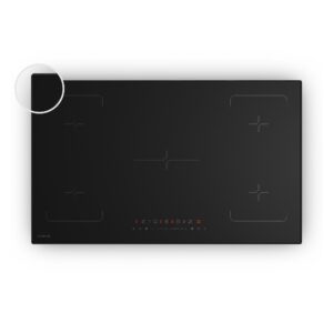 Klarstein Velaire indukčná varná doska, elegantná, minimalistická, výkonná, 5 varných zón, 7200 W, 90 cm