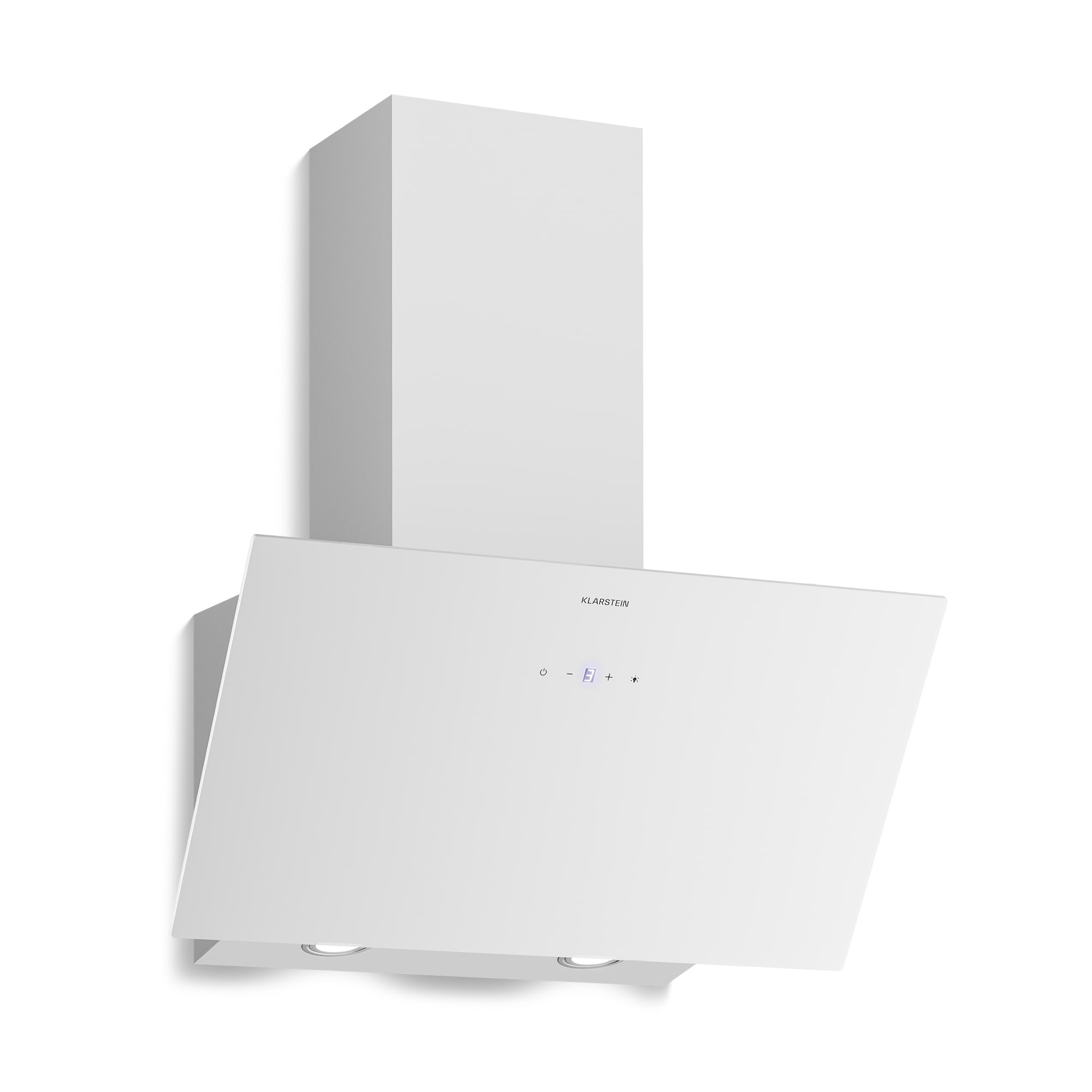 Klarstein Laurel šikmý digestor | režim odsávania vzduchu a recirkulácie | bezpečnostné sklo | 417 m³/h | 60 cm