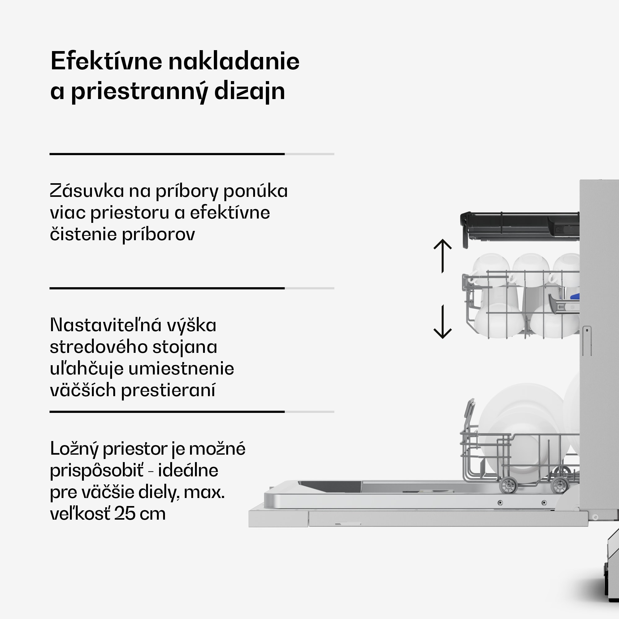 Klarstein Velaire plne-integrovaná umývačka riadu (45 cm) | Praktický minimalizmus a vysoký výkon – Obrázok 5
