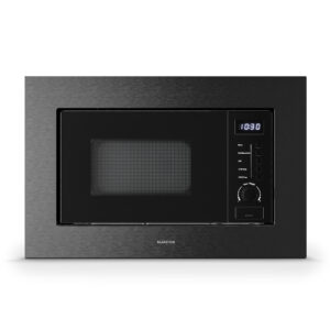 Klarstein Verosteel vstavaná mikrovlnná rúra s grilom | 800 W gril | 700 W mikrovlnná rúra | 60 cm