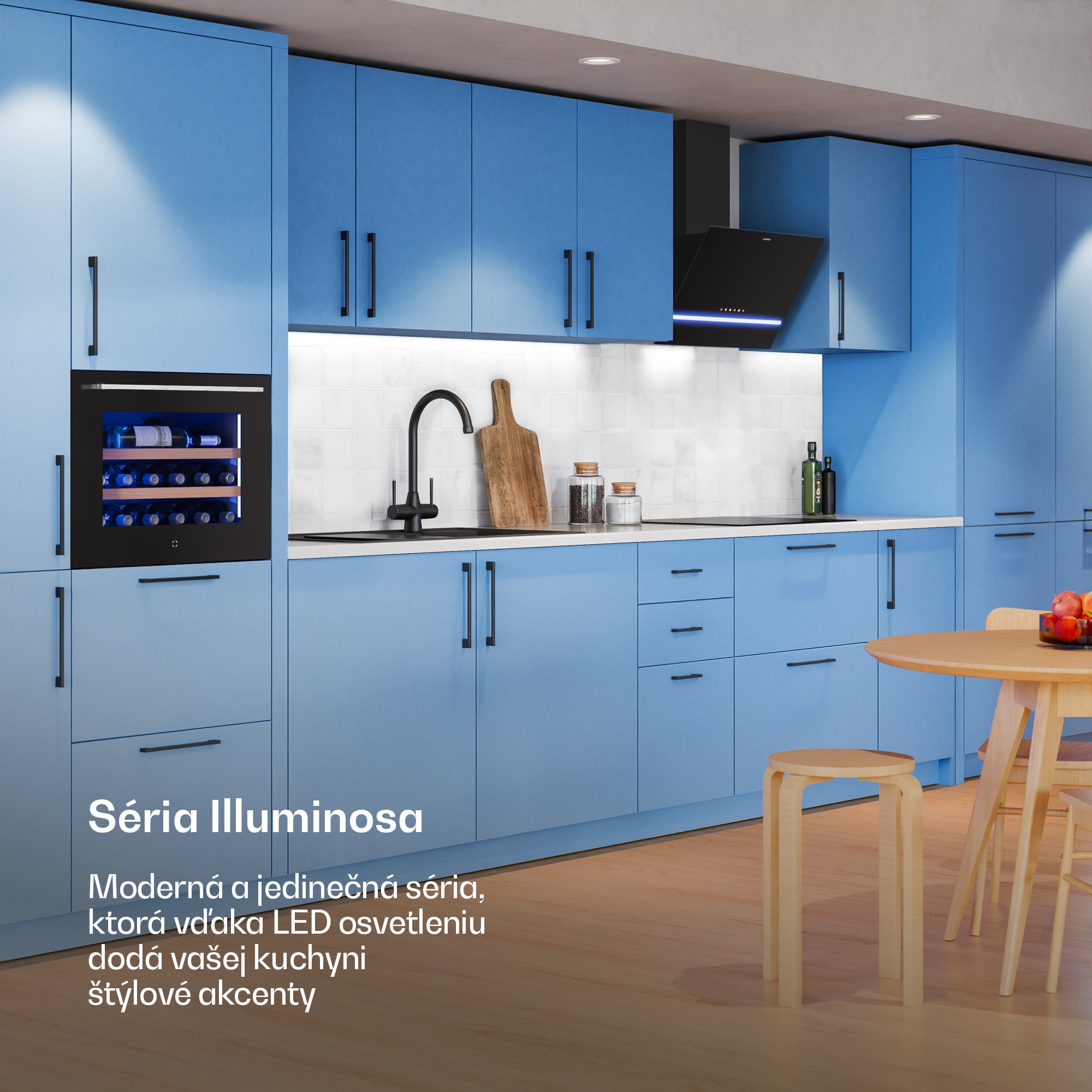 Klarstein Illuminosa šikmý digestor | Režim odsávania a recirkulácie | Minimalistický | 818 m³/h | 60 cm – Obrázok 2