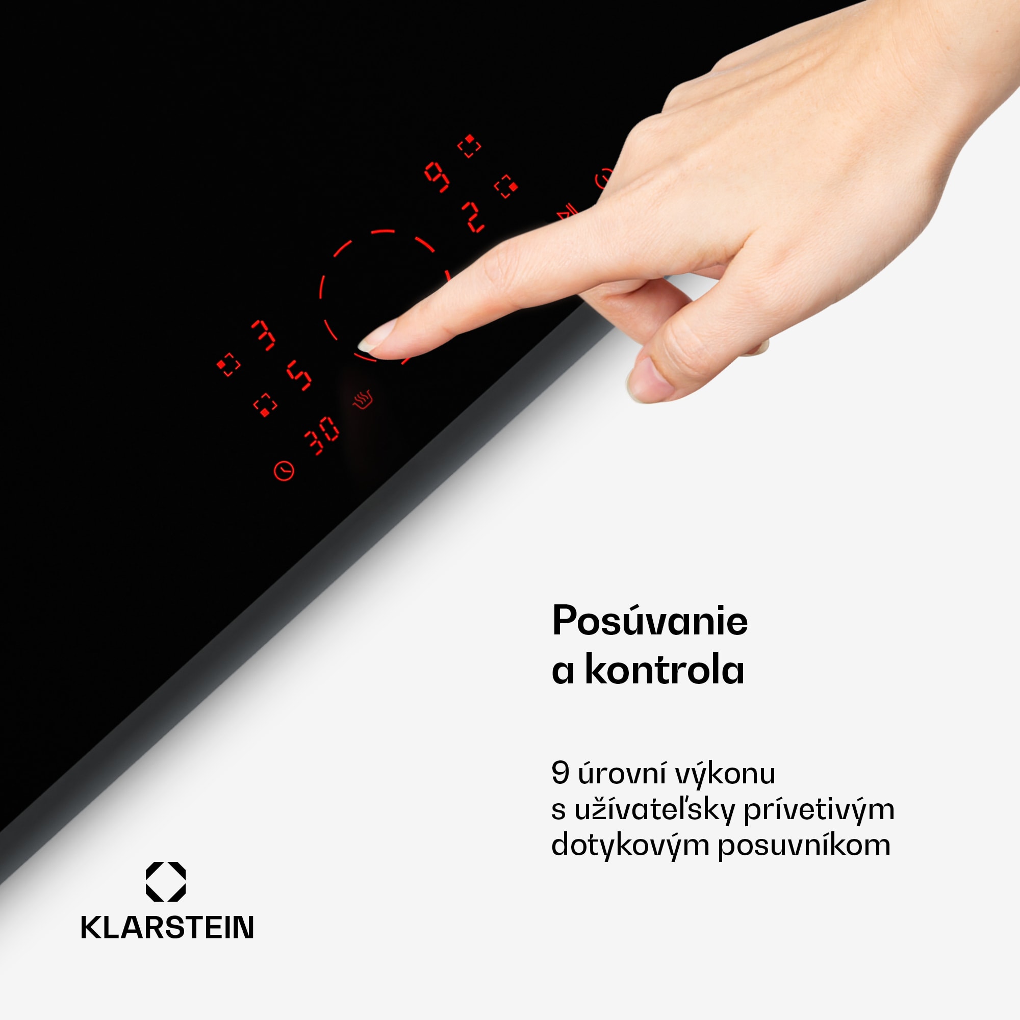 Klarstein RedFlame indukčná varná doska | Moderná, elegantná a výkonná | 4 varné zóny | 7000 W | 60 cm – Obrázok 5
