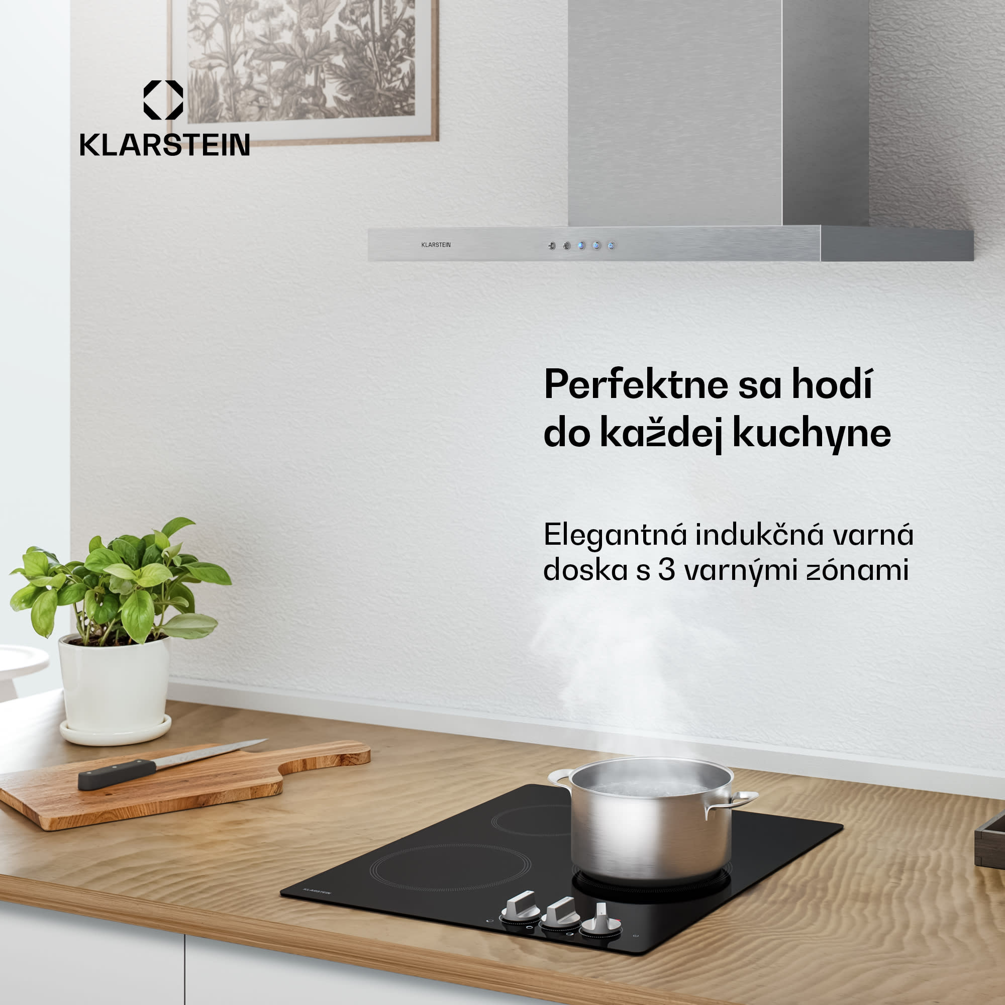 Klarstein Kochheld indukčná varná doska | Elegantná a výkonná | 3 varné zóny | 5700 W | 45 cm – Obrázok 2