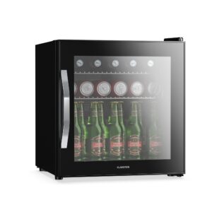 Klarstein Beersafe chladnička na nápoje so zrkadlovými sklenenými dverami | 44 x 48 cm | Vnútorné LED osvetlenie