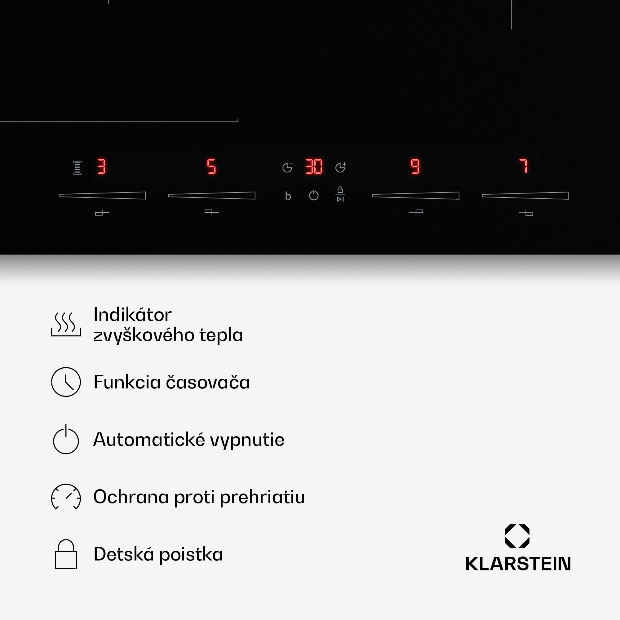 Klarstein HaloSync indukčná varná doska s digestorom | 4 varné zóny | 8400 W | 632 m³/h | 60 cm – Obrázok 4