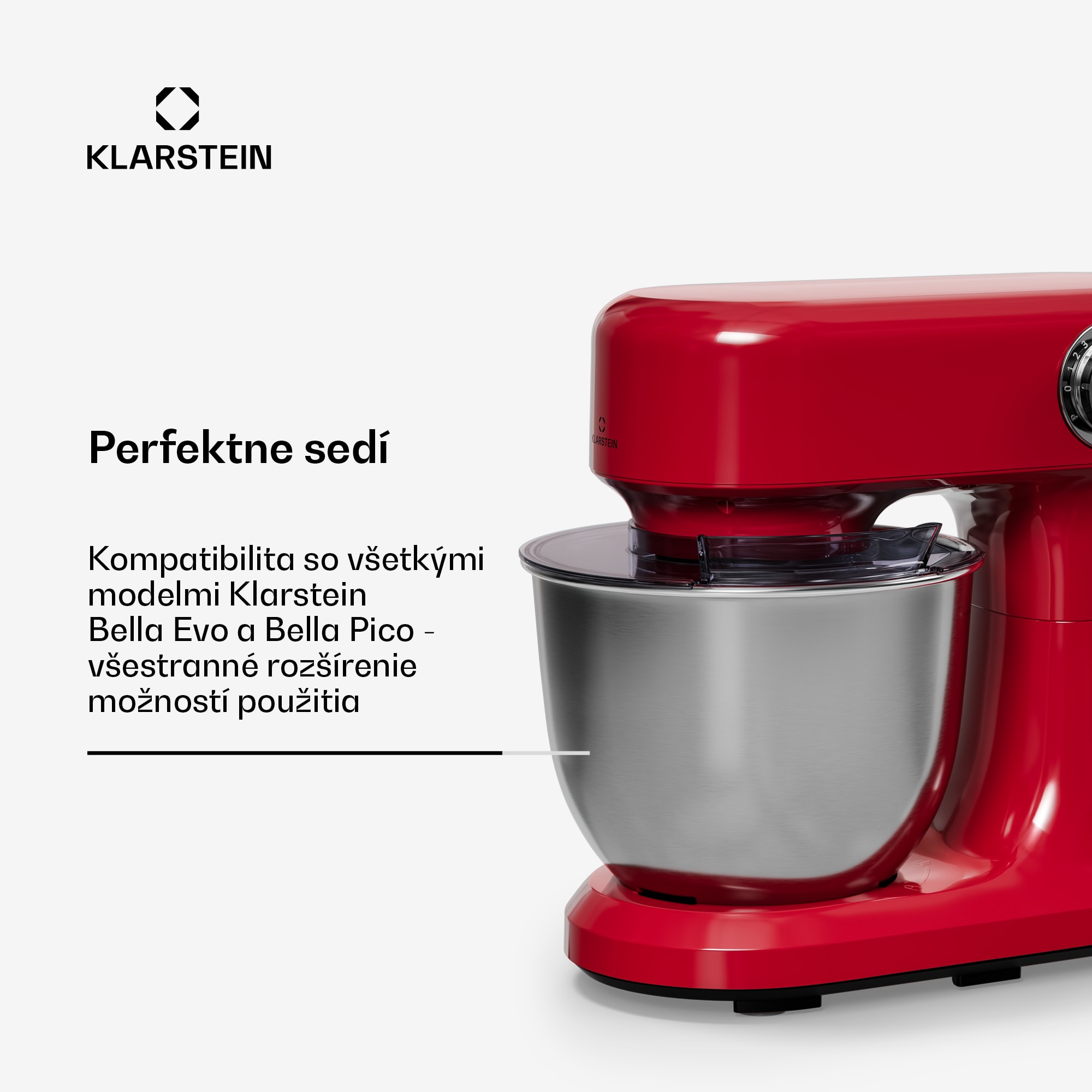 Klarstein Bella Evo/Bella Pico misa na miešanie | nehrdzavejúca oceľ | 5 litrov | 0,6 kg cesta | vhodná do umývačky riadu – Obrázok 2