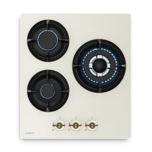 Klarstein Victoria plynová varná doska | 3 hliníkové horáky | kompatibilné so zemným plynom a LPG | 6050 W | 45 cm