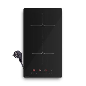 Klarstein PowerGlide indukčná varná doska | Moderná, kompaktná a výkonná | 2 varné zóny | 3500 W | 30 cm