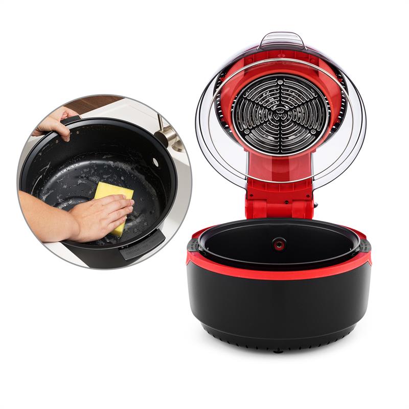 Klarstein VitAir Turbo Smart, náhradný hrniec do teplovzdušnej fritézy, oceľ, CeraPlus, 750 g – Obrázok 3