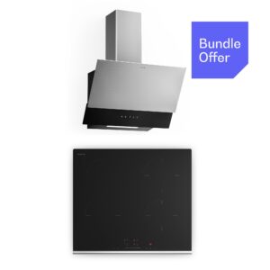 Klarstein Verosteel indukčná varná doska + Verosteel digestor | 60 cm