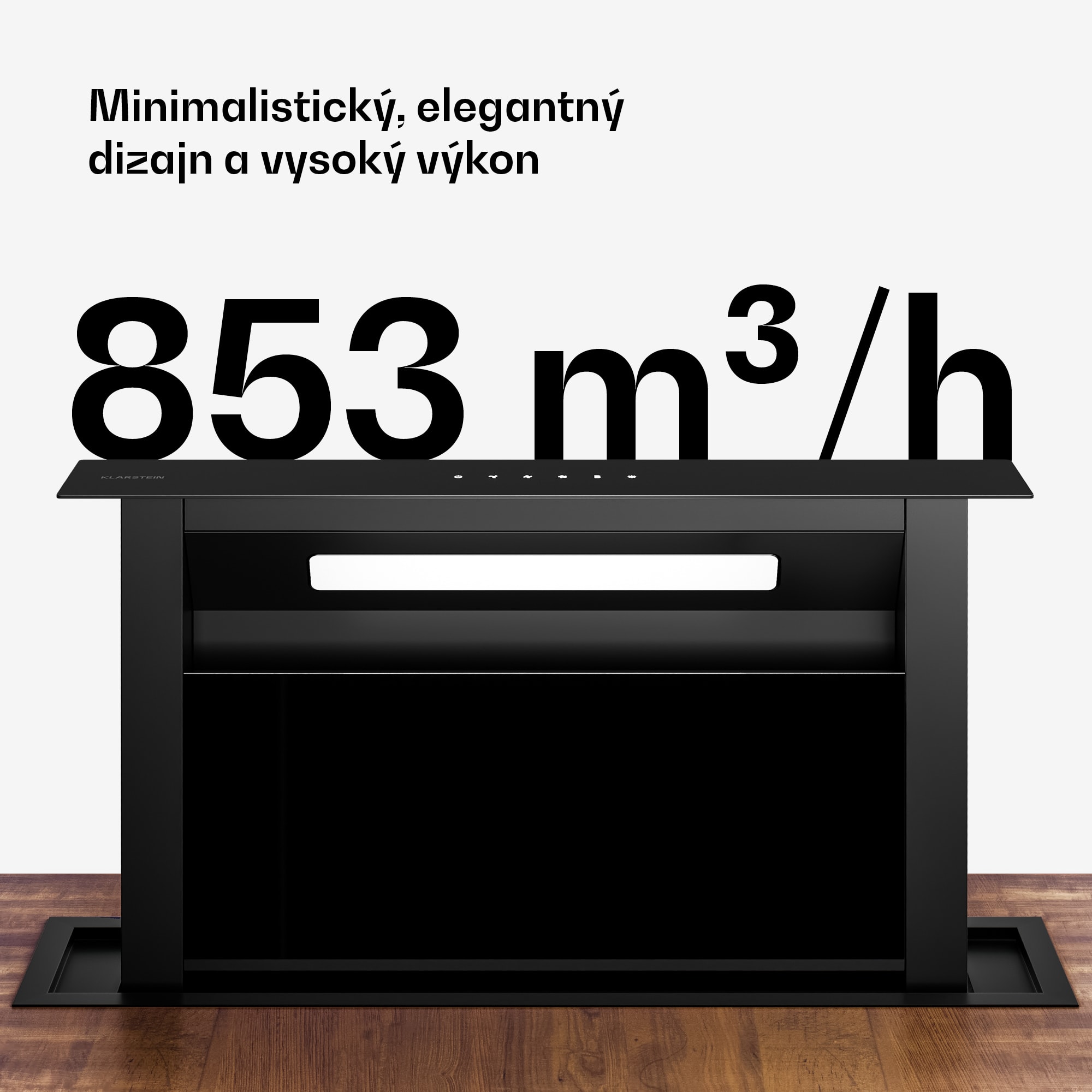 Klarstein Velaire indukčná varná doska + Velaire digestor | Minimalistický | 60 cm – Obrázok 3