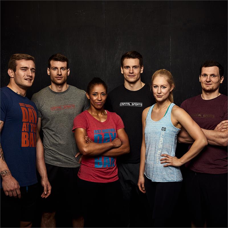 Capital Sports tréningové tričko pre mužov, čierne, veľkosť L – Obrázok 3