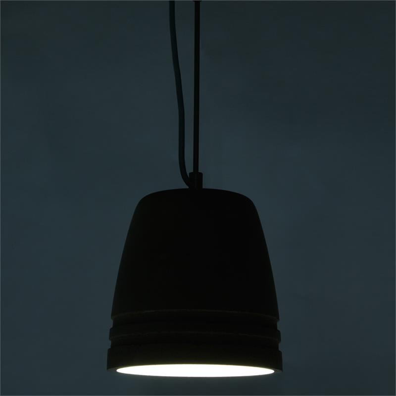 Loocida Sonnenstein Studie 21, betónová visiaca lampa, závesná lampa, priemyselný dizajn – Obrázok 3