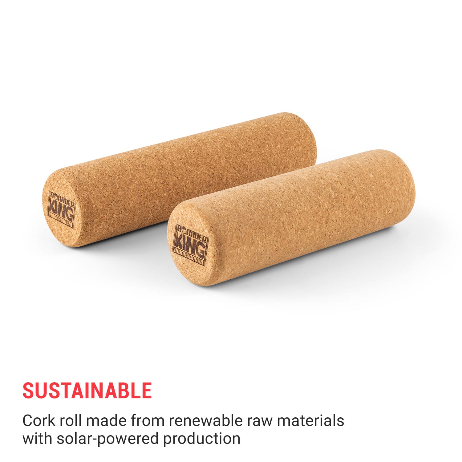 BoarderKING Indoorboard Limited Edition Wakeboard, balančná doska, podložka, valec, drevo/korok – Obrázok 5