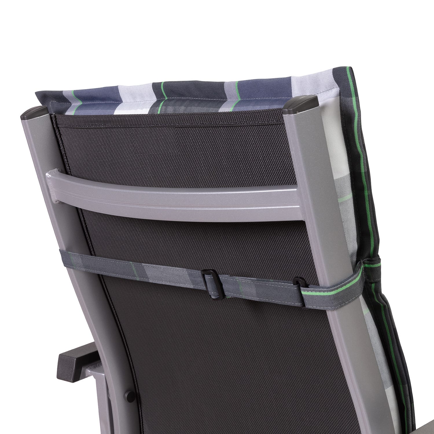 Blumfeldt Prato, čalúnená podložka, podložka na stoličku, podložka na nižšie polohovacie kreslo, na záhradnú stoličku, polyester, 50 × 100 × 8 cm – Obrázok 3