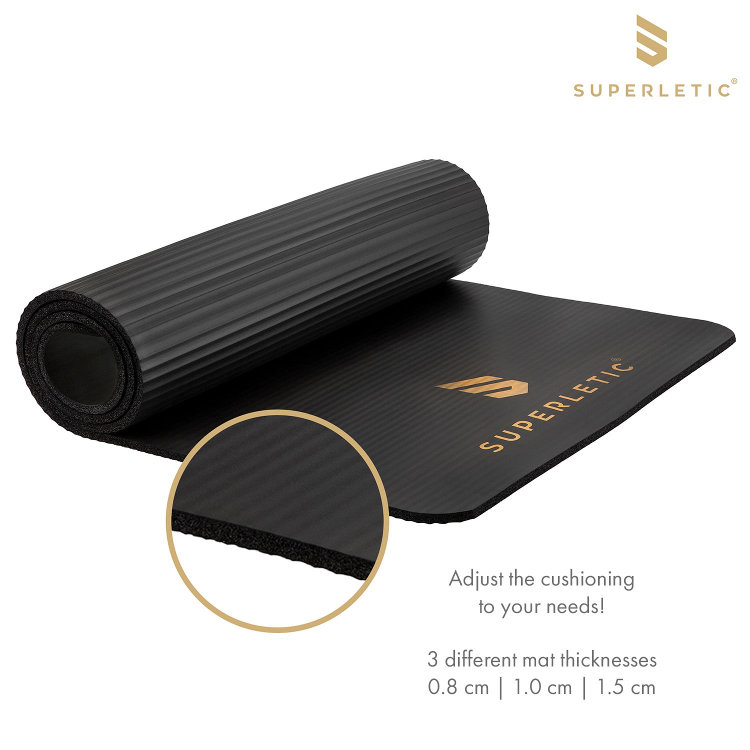 Capital Sports Deva, gymnastická podložka, 180x1,5x60 cm, NBR pena, protišmyková, vrátane popruhu – Obrázok 4