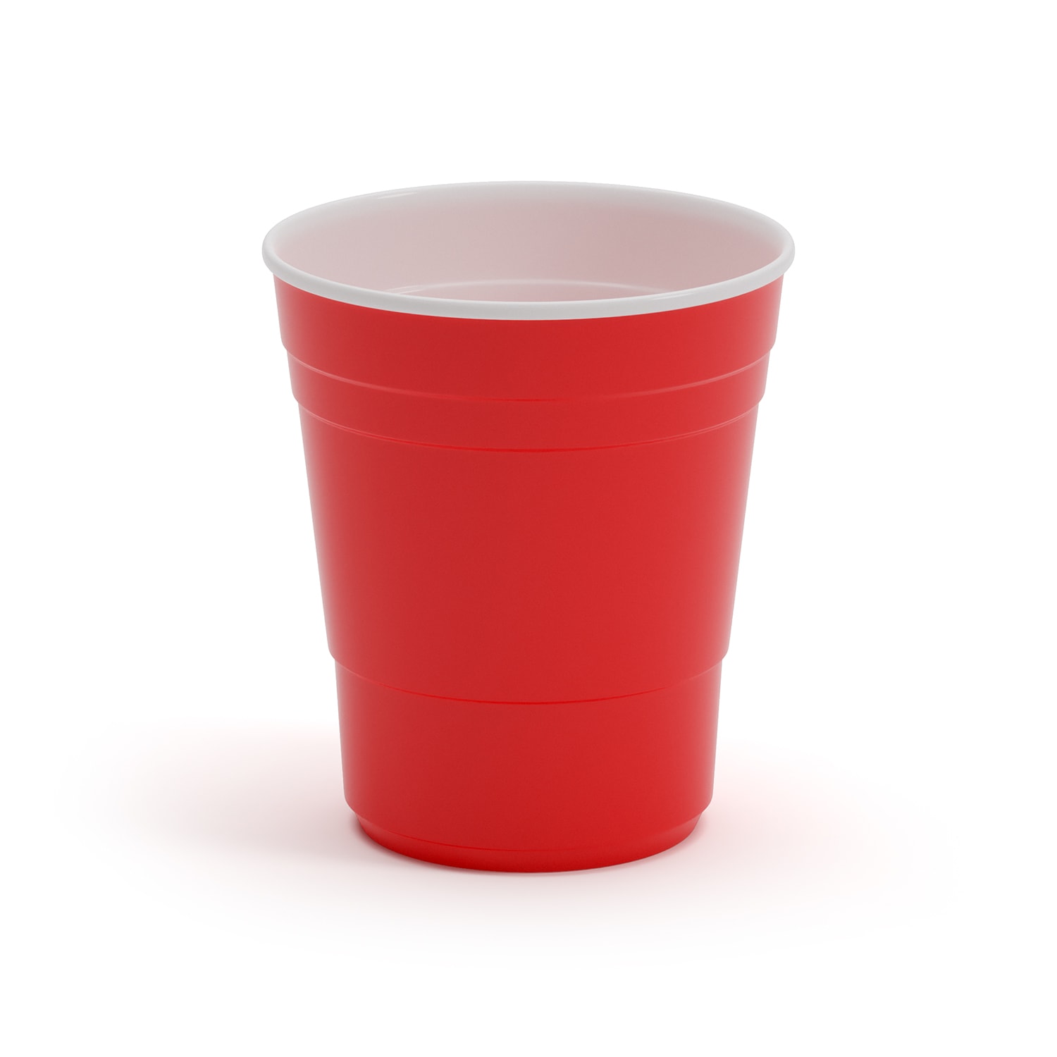 BeerCup Nadal 10 Oz, červené párty poháre, v štýle amerických univerzít, 295 ml, opakovane použiteľné – Obrázok 3