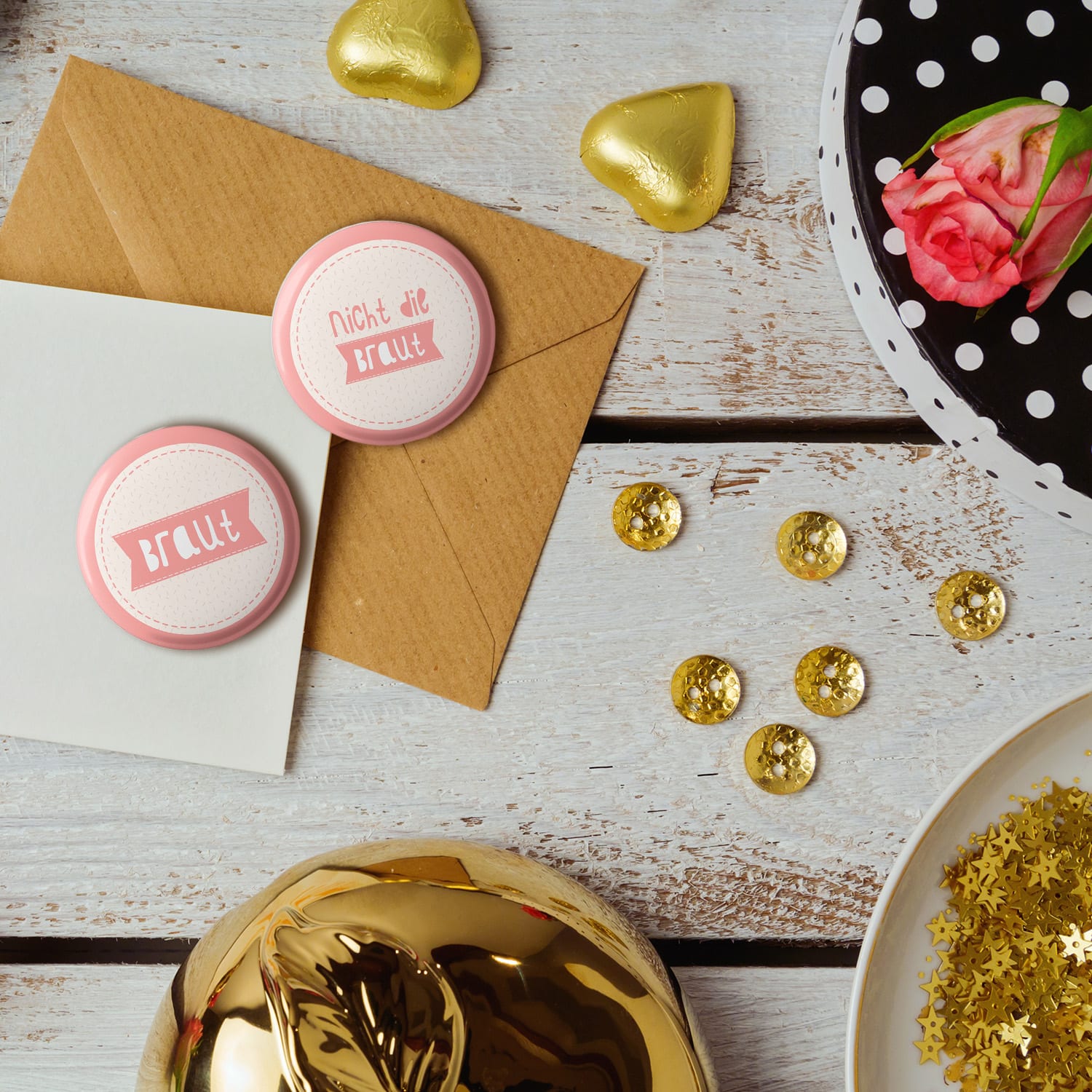 Spielehelden Odznaky Instagram Hen Party 12 odznakov 5,6 cm Extra Veľké Darček na rozlúčku so slobodou. – Obrázok 4