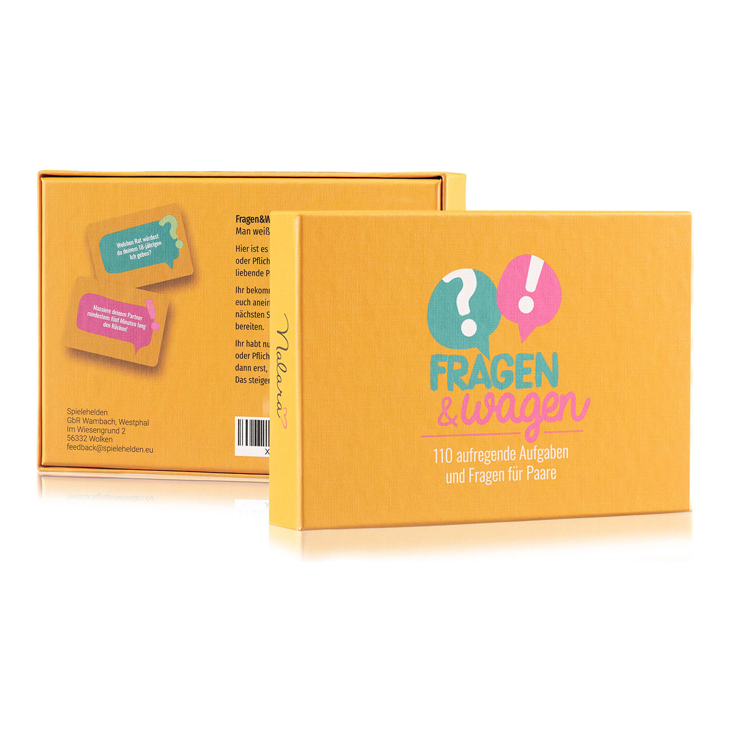 Spielehelden Pravda & Odvaha Párová hra 110 otázok a úloh Hráči: 2 Vek: 16+ – Obrázok 5