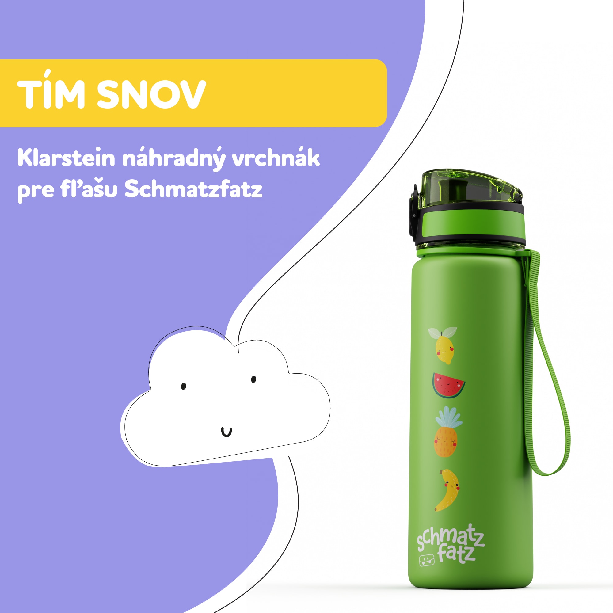 Klarstein Schmatzfatz náhradný vrchnák s tlačidlom pre 500 ml fľašu – Obrázok 2