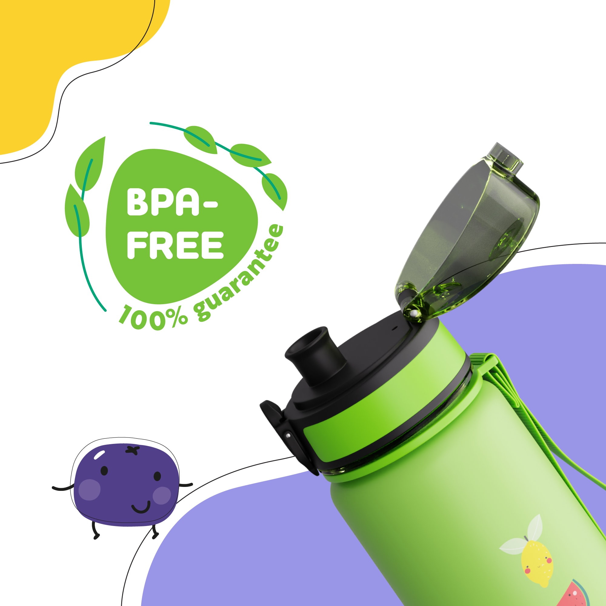 Klarstein Schmatzfatz náhradný vrchnák s tlačidlom pre 500 ml fľašu – Obrázok 3