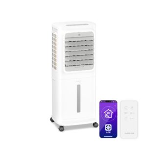 Klarstein Breezcube inteligentný ochladzovač vzduchu s vodným chladením | 340 m³/h | 10 l | 30 m² | 3 režimy | 50 W