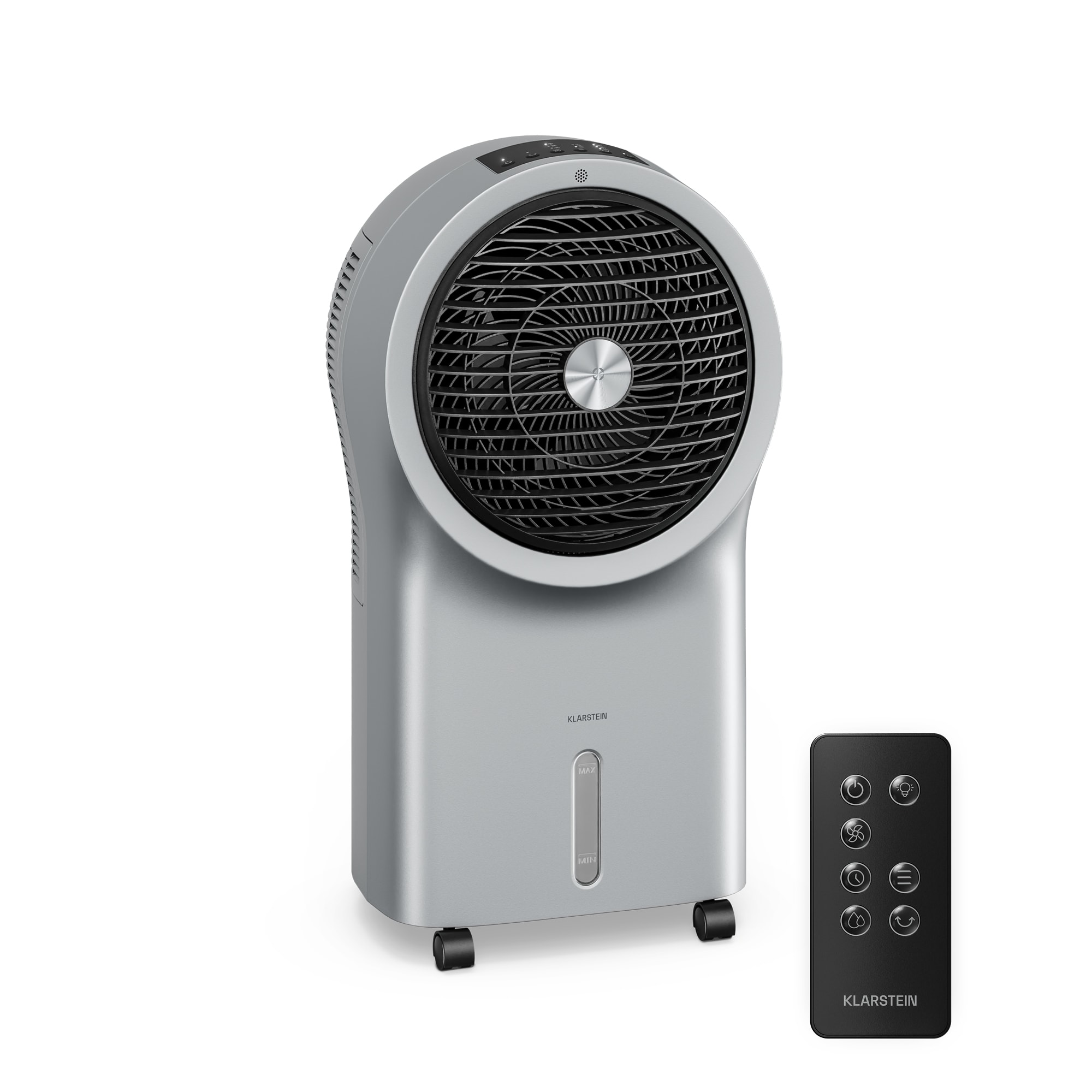 Klarstein Whirlwind ochladzovač vzduchu | 320 m³/h | 6 l | 30 m² | 2 chladiace balíky | 3 režimy | 60 W