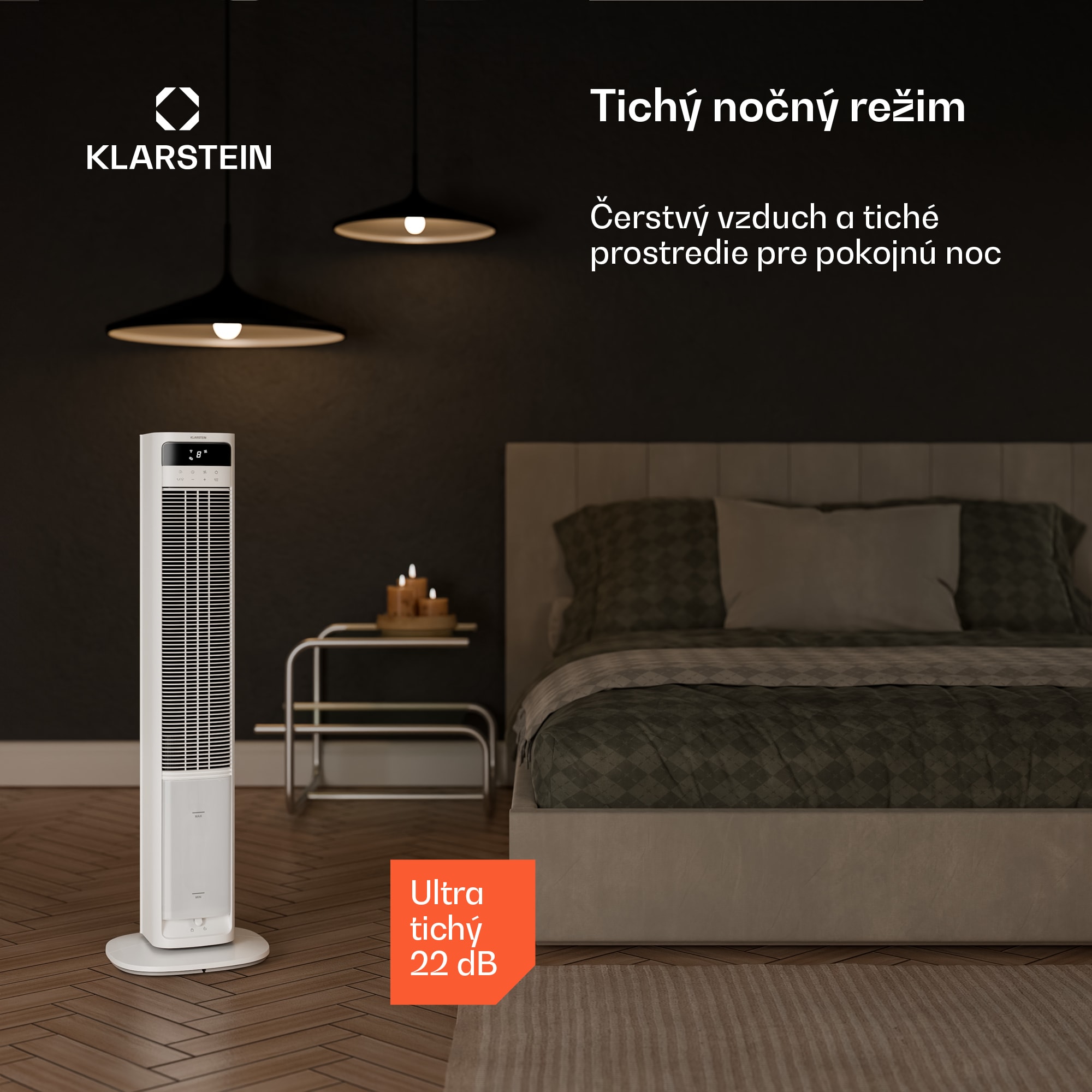 Klarstein Mistral inteligentný ochladzovač vzduchu s vodným chladením | 365 m³/h | 4 l | 35 m² | 3 režimy | 36 W – Obrázok 3