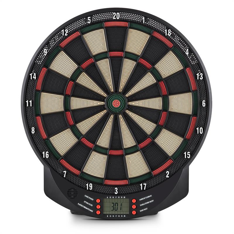 KLARFIT Dartomat, terč na šípky, mäkký hrot, 26 hier, zvuk – Obrázok 4