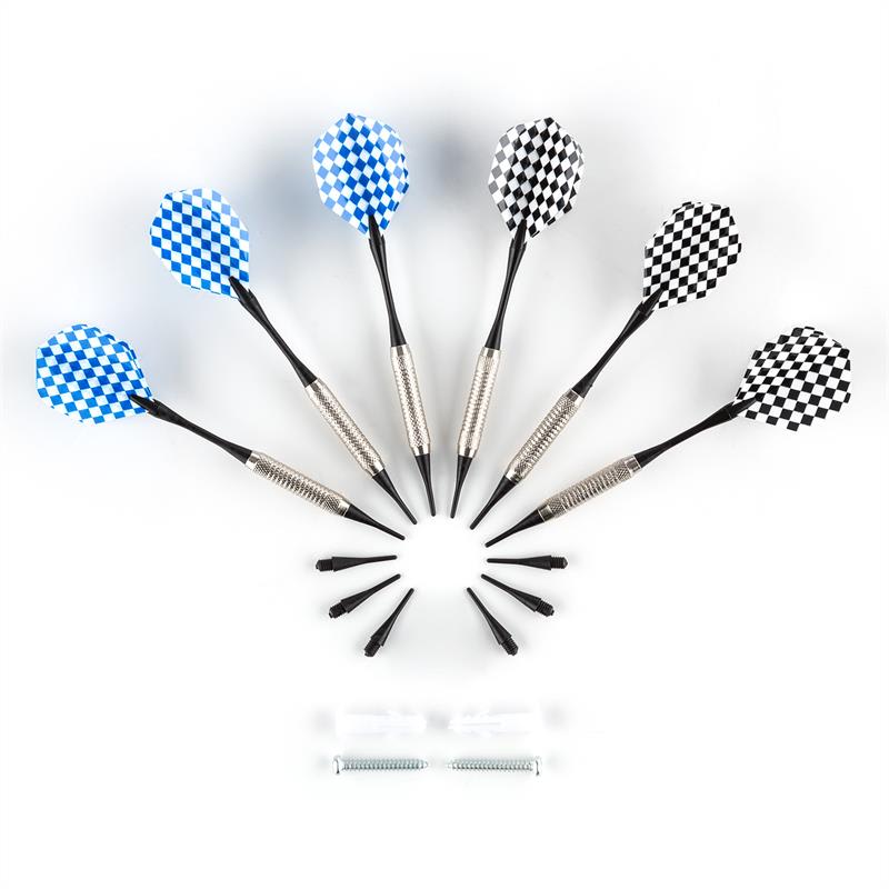 KLARFIT Dartomat, terč na šípky, mäkký hrot, 26 hier, zvuk – Obrázok 5