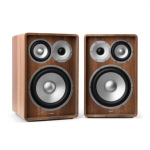 Numan Retrospective 1978 MKII - trojcestný regálový reproduktor pár orech