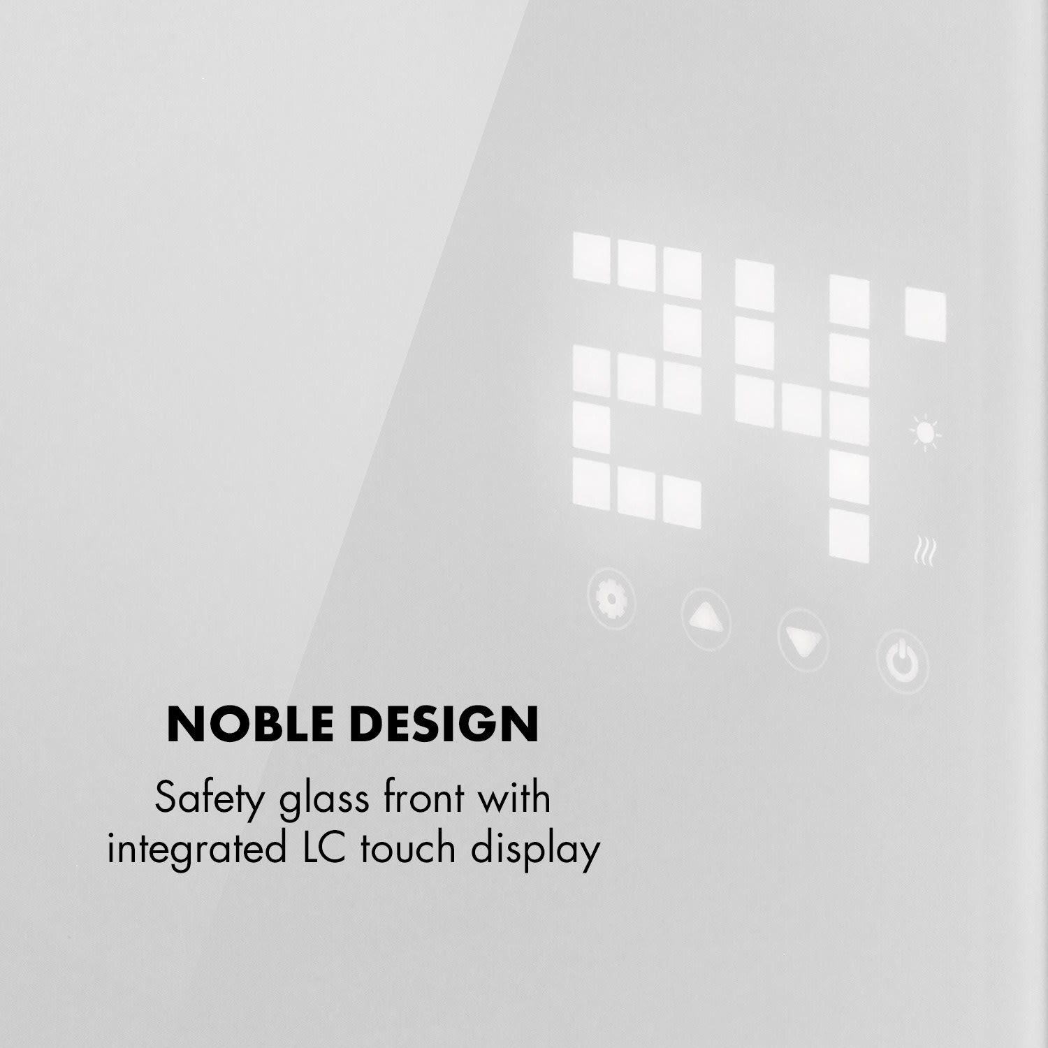 Klarstein Bornholm Single Smart, konvektor, 1000 W, ovládanie cez aplikáciu, biely – Obrázok 5