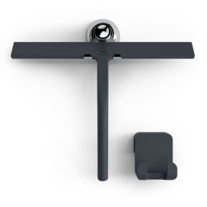 Gütewerk by blumfeldt Blaze Stierka na sprchový kút 28 cm Silikónový kryt Jadro z nehrdzavejúcej ocele Moderný dizajn