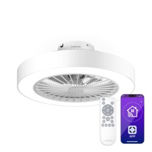 Klarstein ZenBreeze inteligentný stropný ventilátor so svetlom | 48 cm | 16 W | Tichý | LED | Akryl