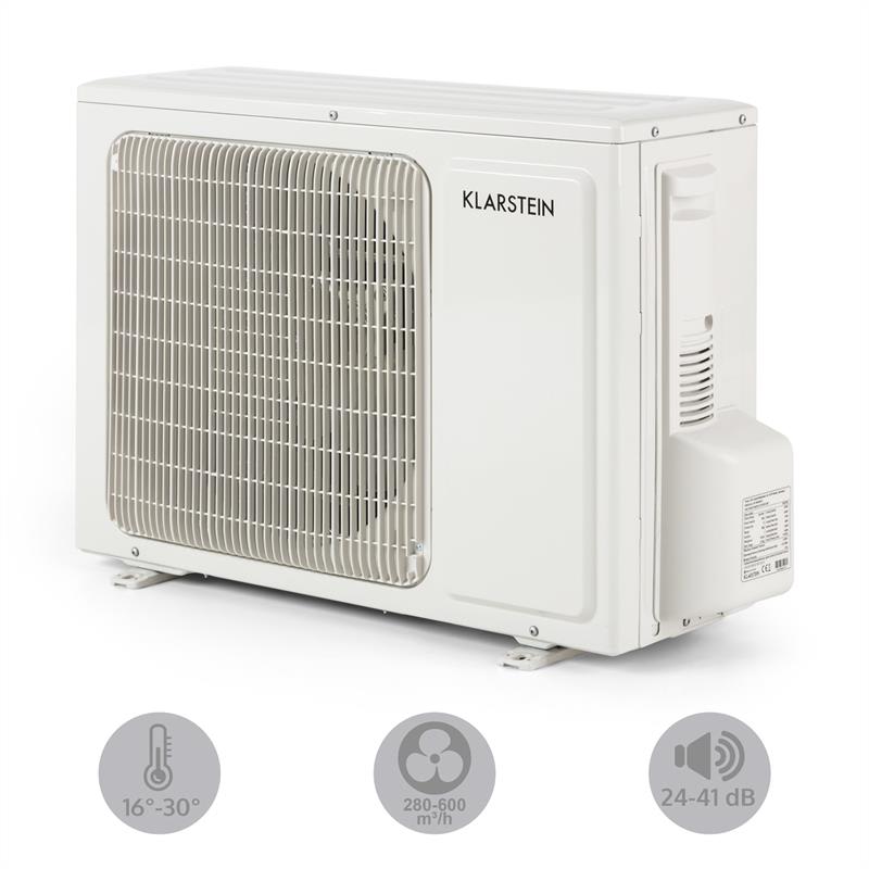 Klarstein Windwaker B 9, split klimatizácia, inverter split, 9000 BTU, A+, diaľkový ovládač, biela – Obrázok 4