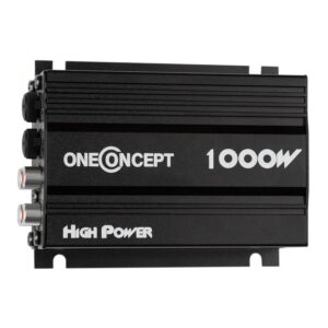 4-kanálový zosilňovač oneConcept X4-A4, 600 W, čierny