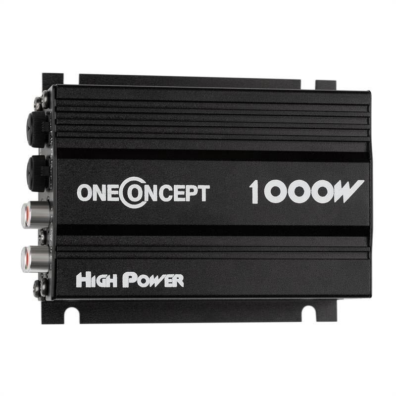 4-kanálový zosilňovač oneConcept X4-A4, 600 W, čierny