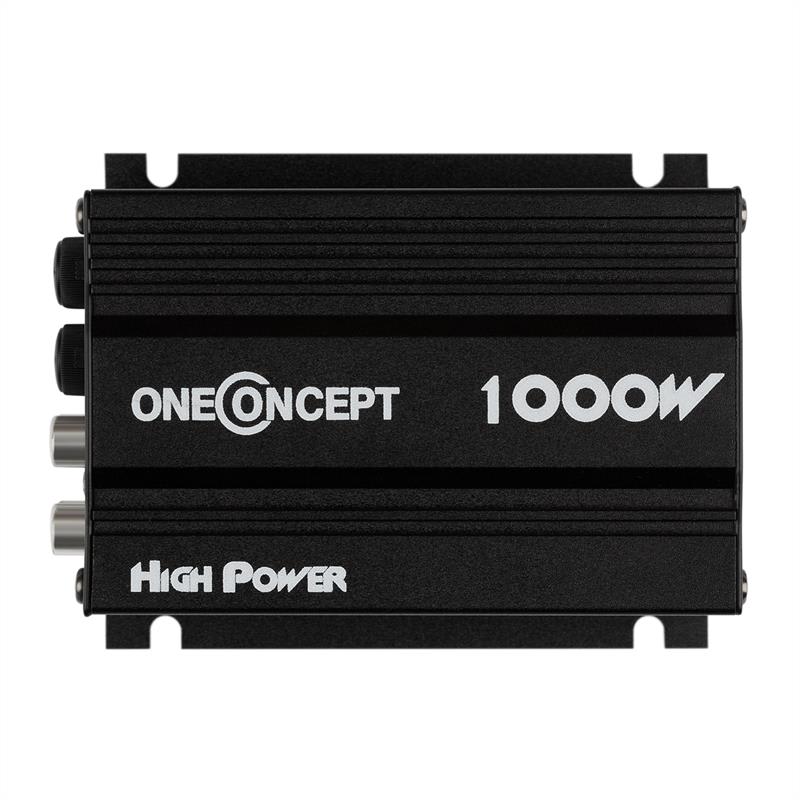 4-kanálový zosilňovač oneConcept X4-A4, 600 W, čierny – Obrázok 2